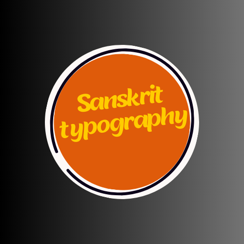 Sanskrit-Typography