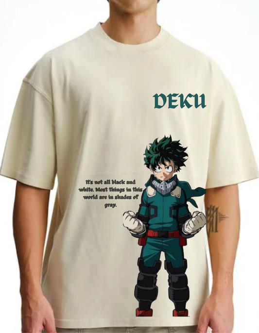 My hero academia Deku oversized Vagabond Anime T-shirt