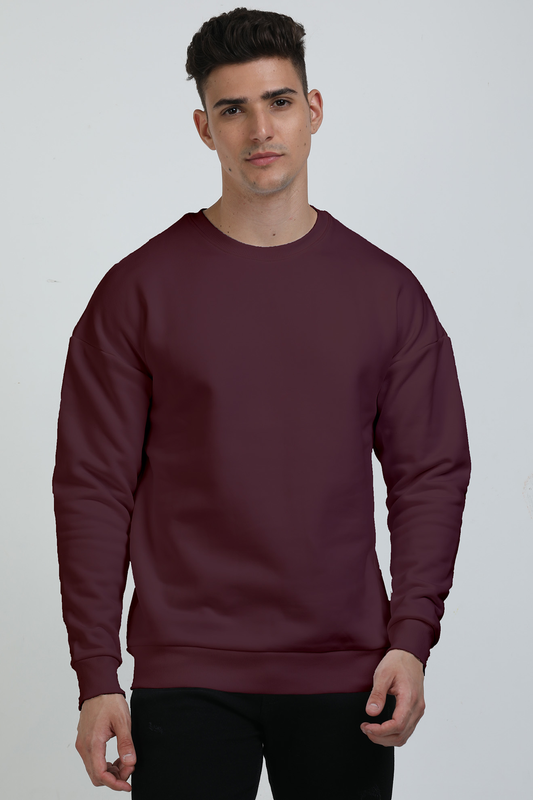 Vagabond Us Maroon Premium Unisex Oversized Sweatshirts