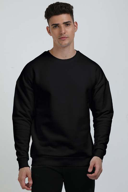 Vagabond Us Black Unisex Oversized Sweatshirts