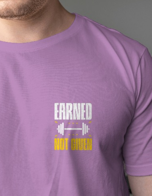 Earned Lavender Oversize Vagabond us Gym T-shirt