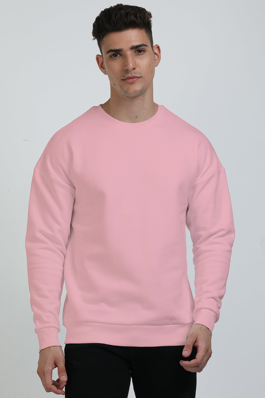 Vagabond Us Baby Pink Premium Unisex Oversized Sweatshirts