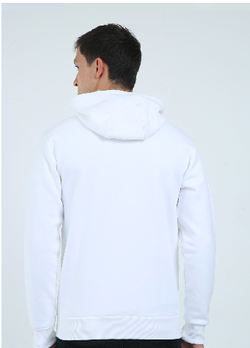 Vagabond White  Unisex Heavyweight Zip Hoodie