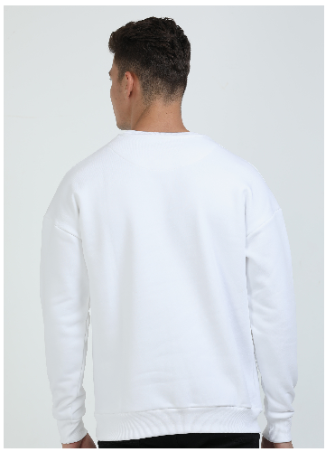 Vagabond Us White Premium Unisex Oversized Sweatshirts