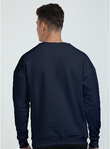 Vagabond Us Navy Blue Premium Unisex Oversized Sweatshirts