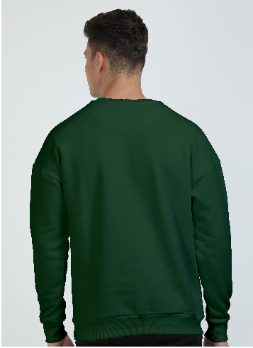 Vagabond Us Bottle Green Unisex Oversized Sweatshirts