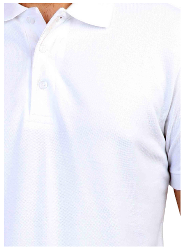 Vagabond Men White Polo Half- Sleeve T-shirt